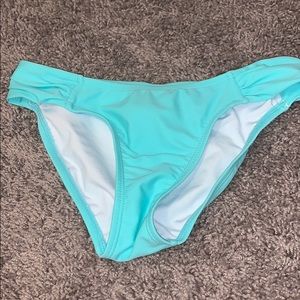 Blue bikini bottoms